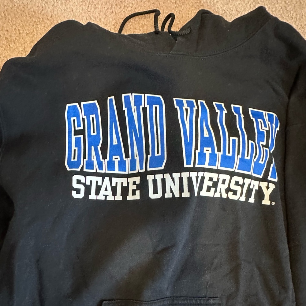 Black GVSU hoodie size Medium